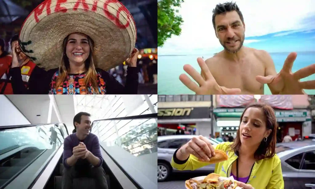 Collab de fotos de turistas